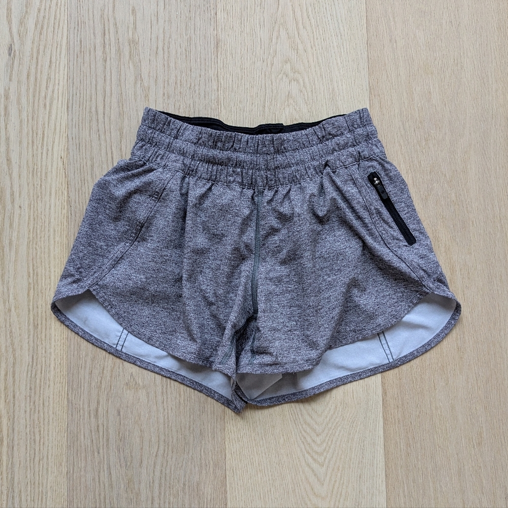 Lululemon Tracker Short 4" Heather Grey